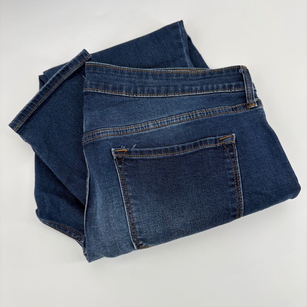 Old Navy‎ Rockstar Jeans Women Dark Wash Distressed Skinny Leg